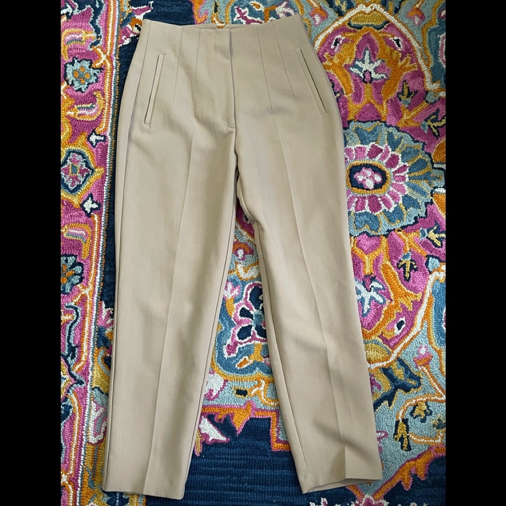 Zara beige office wear pants